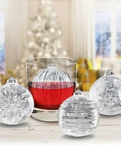 BarMan Christmas Ornament Ice Ball Molds - Design & Set Options -BarMan Shop ChristmasIceBallMolds 1 700x700