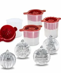 BarMan Christmas Ornament Ice Ball Molds - Design & Set Options -BarMan Shop ChristmasIceBallMolds 700x700