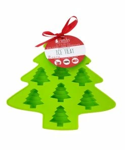 BarMan Christmas Tree Ice Mold Trays