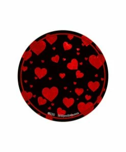 BarMan Hearts Foam Kolorcoat™ Coaster - 4 Inch Round