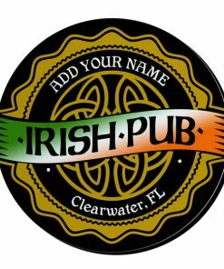 BarMan ADD YOUR NAME - Beer Bucket Coaster - Irish Pub -BarMan Shop add your name coaster for beer buckets irish pub 2 700x700
