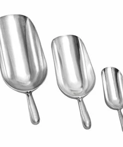 BarMan Ice Scoops - Heavy Duty Aluminum With Size Options