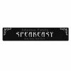 BarMan Custom Printed Bar Mat - Speakeasy - 20" X 4" -BarMan Shop bar mat speak web bpc 800 700x700