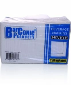 BarMan BarConic® 2-Ply Beverage Napkins (Bev Naps)