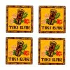 BarMan BarConic® Ceramic Tiki Coaster Set - 4 Pack -BarMan Shop barconic ceramic tiki coaster clean 700x700