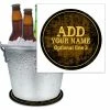 BarMan ADD YOUR NAME - Beer Bucket Coaster - Brown Grunge -BarMan Shop beer bucket coaster browngrunge ayn bpc 800 700x700