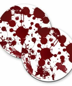 BarMan Blood Splatter Foam Kolorcoat™ Coaster - 4 Inch Round