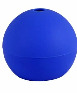 BarMan Ice Ball Mold - Silicone -BarMan Shop blue silicone ice ball mold 700x700