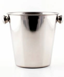 BarMan BarConic® Stainless Steel Ice Bucket - (Choose Your Style) -BarMan Shop bucket with knob clean 700x700
