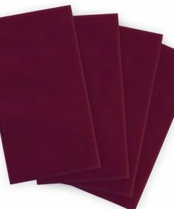 BarMan BarConic® 15” X 17” 2-PLY Colored Paper Dinner Napkins – BURGUNDY – Pack Of 100 -BarMan Shop burgundy 2ply dinner napkins display 700x700