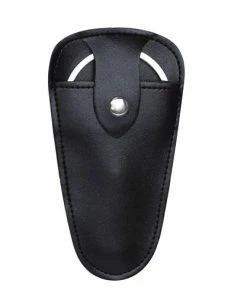 BarMan Cigar Scissors - Surgical Steel With Black Leather Case -BarMan Shop cigar scissors cutter leather pouch 700x700