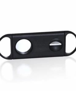 BarMan Cigar Slicer Combo With V-Cut And Guillotine Cutter -BarMan Shop combo cigar cutter closed 700x700