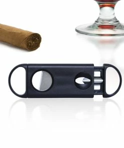 BarMan Cigar Slicer Combo With V-Cut And Guillotine Cutter