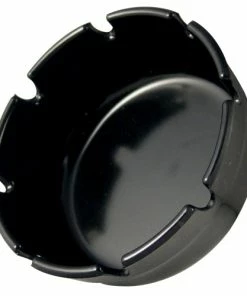 BarMan Ashtray - Black Plastic - 4 Inch Diameter