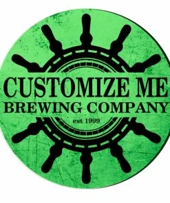 BarMan CUSTOMIZABLE Coaster - 4in Round Foam - Ship Wheel Design 11 BarMan CUSTOMIZABLE Coaster - 4in Round Foam - Ship Wheel Design -BarMan Shop customize coaster round foam green ship web1 700x700