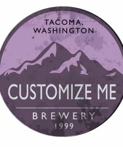 BarMan CUSTOMIZABLE Coaster - 4in Round Foam - Brewery Design -BarMan Shop customize coaster round foam pur brewery web1 700x700