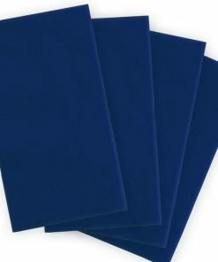 BarMan BarConic® 15” X 17” 2-PLY Colored Paper Dinner Napkins – DARK BLUE – Pack Of 100 -BarMan Shop dark blue 2ply dinner napkins display 700x700