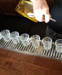 BarMan BarConic® Stainless Steel Drip Tray -BarMan Shop dip tray on the bar 700x700