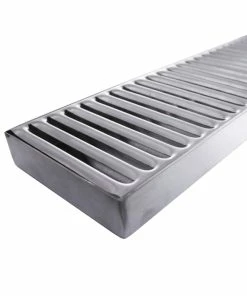 BarMan BarConic® 30" Stainless Steel Drip Tray -BarMan Shop dt 3 5x30 side of drip tray close barconic 700x700