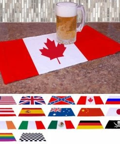 BarMan Flags Of The World Kolorcoat 18" X 11" Towel