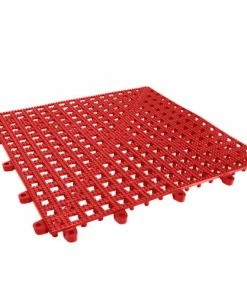 BarMan Interlocking Shelf Mats - 12" X 12" - Color Options -BarMan Shop interlock red 700x700
