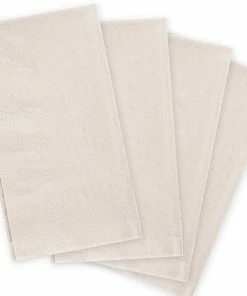 BarMan BarConic® 15” X 17” 2-PLY Colored Paper Dinner Napkins – IVORY – Pack Of 100 -BarMan Shop ivory 2ply dinner napkins display 700x700