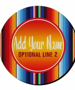 BarMan ADD YOUR NAME - Beer Bucket Coaster - Mexican Blanket -BarMan Shop lg coa 875d ayn mex coaster for buckets mexican 1 700x700