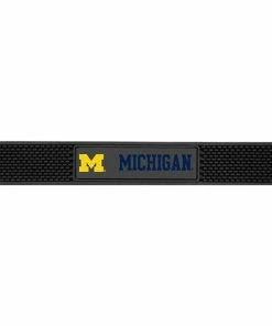 BarMan College Basketball Bar Drink Mat -BarMan Shop michigan 700x700