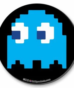 BarMan Nom Nom Foam Kolorcoat™ Coaster - 4 Inch Round 7 BarMan Nom Nom Foam Kolorcoat™ Coaster - 4 Inch Round -BarMan Shop nom nom pac man coaster blue 700x700