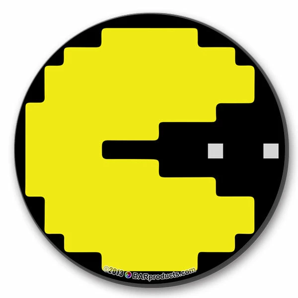 Nom Nom Foam Kolorcoat™ Coaster - 4 inch Round BarMan Nom Nom Foam Kolorcoat™ Coaster - 4 Inch Round -BarMan Shop nom nom pac man