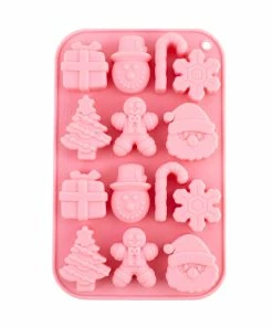 BarMan Christmas Variety Designs - Ice Mold Tray (Color Options)