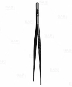 BarMan Olea™ Gunmetal Plated Long Garnish Tongs -BarMan Shop plating tongs gunmetal bpc 800 700x700