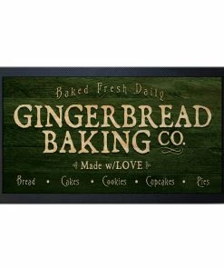 BarMan Bar Service Mat - Gingerbread Baking Co. - 17.25" X 10"