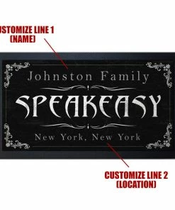 BarMan Custom Printed Bar Service Mat - 17.25" X 10" -BarMan Shop service mat speakeasy web bpc cus 700x700
