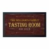 BarMan Custom Printed Bar Service Mat - Tasting Room - 17.25" X 10" -BarMan Shop service mat tasting web bpc 800 700x700