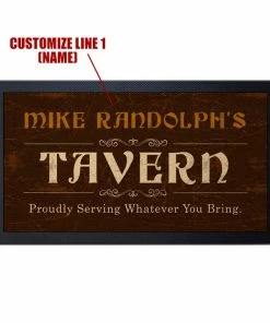 BarMan Custom Printed Bar Service Mat - Tavern - 17.25" X 10" -BarMan Shop service mat tavern web bpc cus 700x700