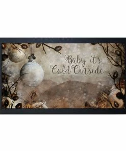 BarMan Bar Service Mat - Baby It's Cold Outside - 17.25" X 10"