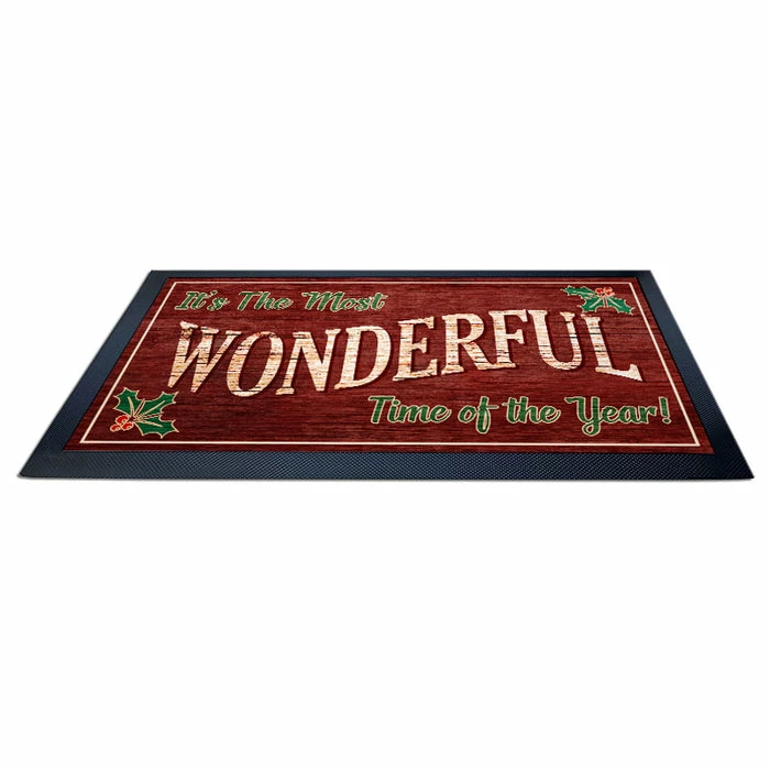 BarMan Bar Service Mat - Wonderful Time Of The Year - 17.25" X 10" 5 BarMan Bar Service Mat - Wonderful Time Of The Year - 17.25" X 10" - Image 3