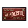BarMan Bar Service Mat - Wonderful Time Of The Year - 17.25" X 10" -BarMan Shop service mat wonderful christmas WEB2 700x700