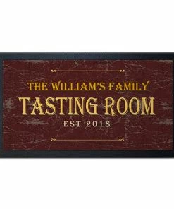 BarMan Custom Bar Service Mat - 17.25" X 10" -BarMan Shop servicematt logoexample webimage4 700x700