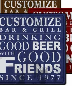 BarMan CUSTOMIZABLE Coaster - 3.5in Square Foam - Friends Design
