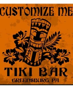 BarMan CUSTOMIZABLE Coaster - 3.5in Square Foam - Tiki Design -BarMan Shop square foam coaster org tiki web1 700x700