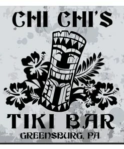 BarMan CUSTOMIZABLE Coaster - 3.5in Square Foam - Tiki Design -BarMan Shop square foam coaster white tiki web1 700x700