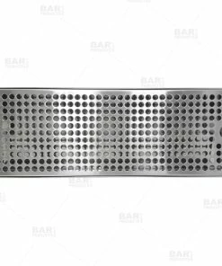 BarMan BarConic® Stainless Steel Drip Tray - Holes - 16" X 6" -BarMan Shop stainless steel dip tray 3 700x700