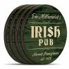 BarMan Wooden Round Coasters - Customizable - Irish Theme - Set Of 4